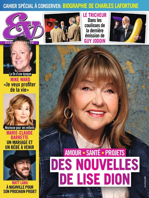 Cover image for Échos Vedettes